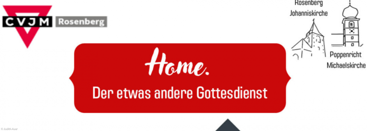HOME-Gottesdienst Flyer
