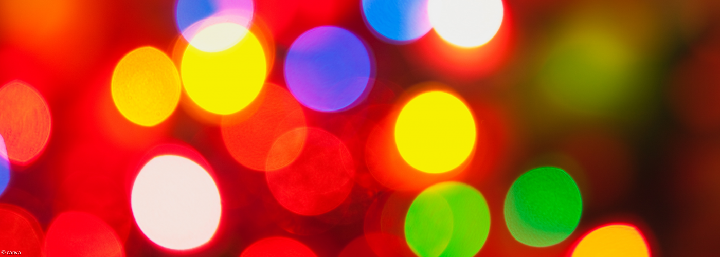 Bunte Lichtpunkte