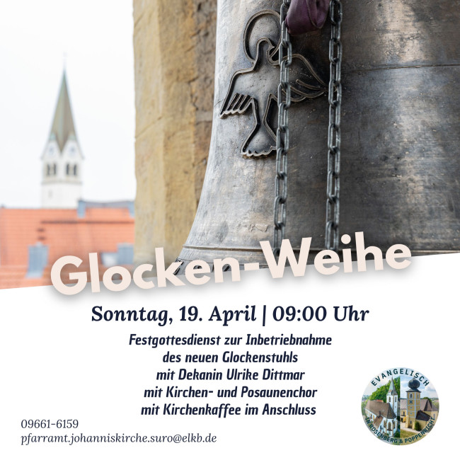 Flyer Glockenweihe-Gottesdienst