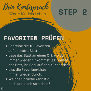 Favoriten prüfen